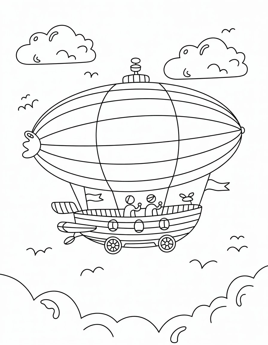 Steampunk Airship